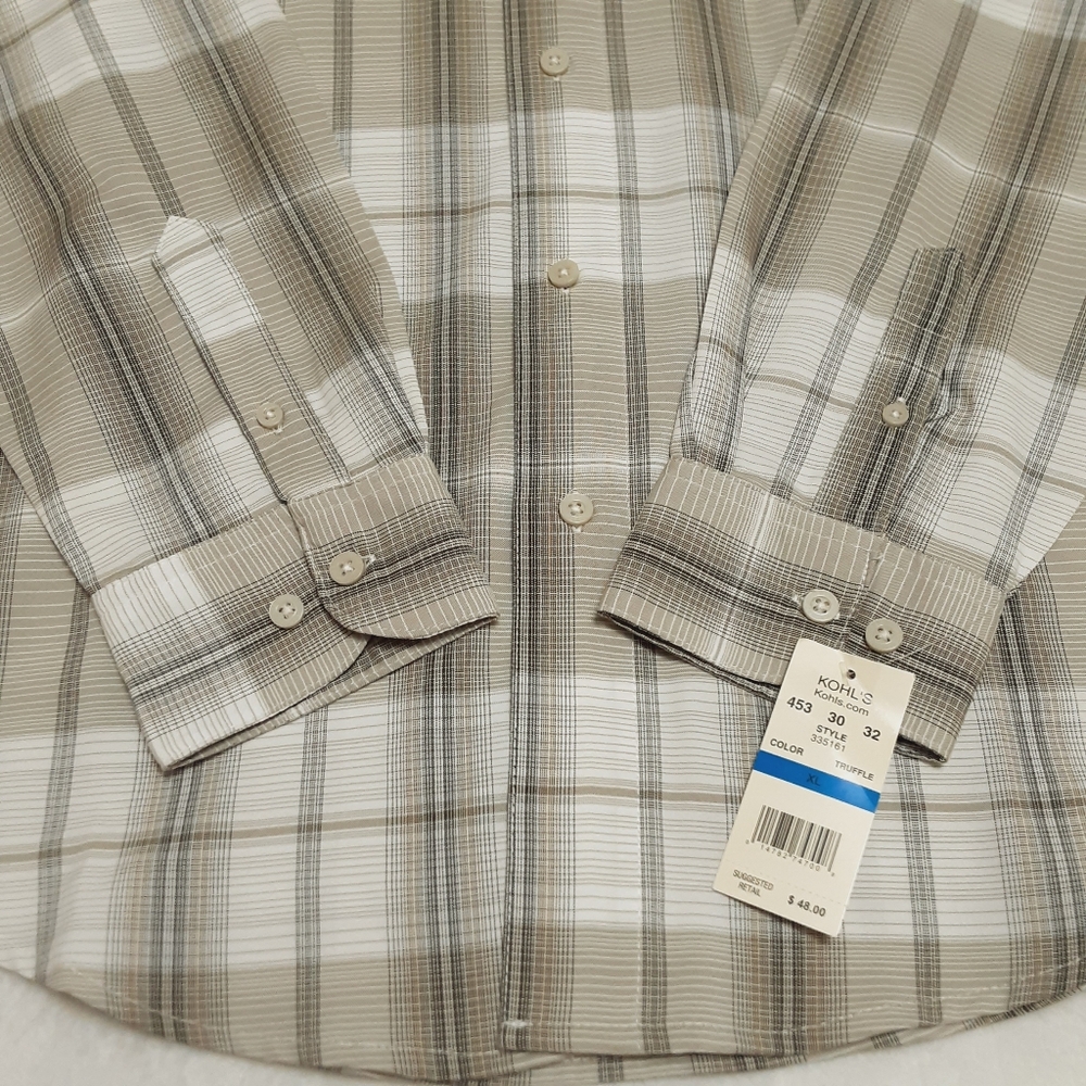 Haggar Button Up Shirt Mens XL - Picture 5 of 11